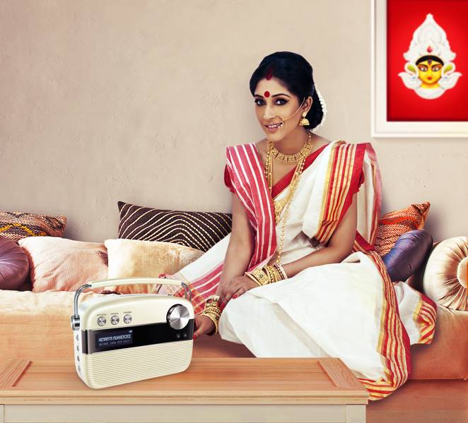 bengali wife with saregama carvaan 