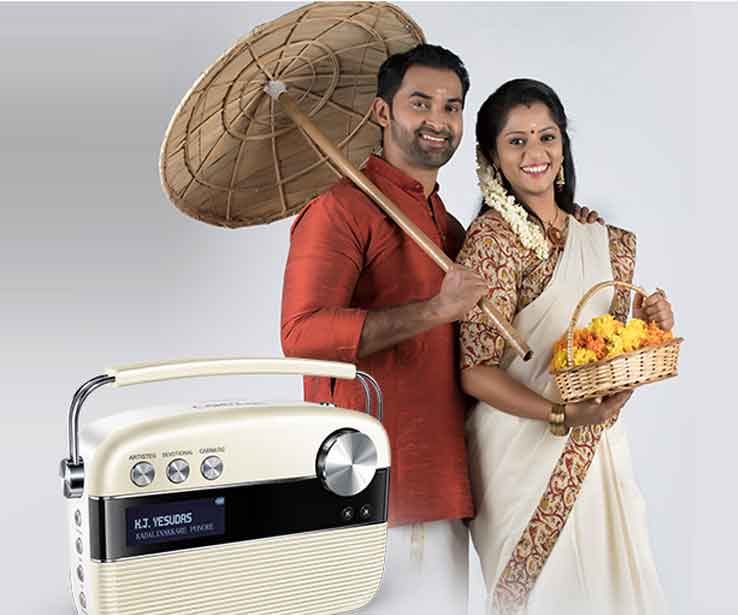 grandparents listening to saregama carvaan Malayalam music